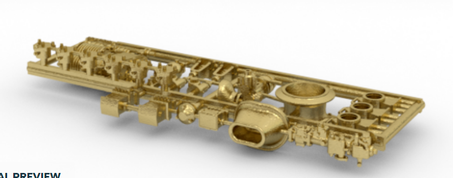 Brass detail Locomotve 387.0 HO